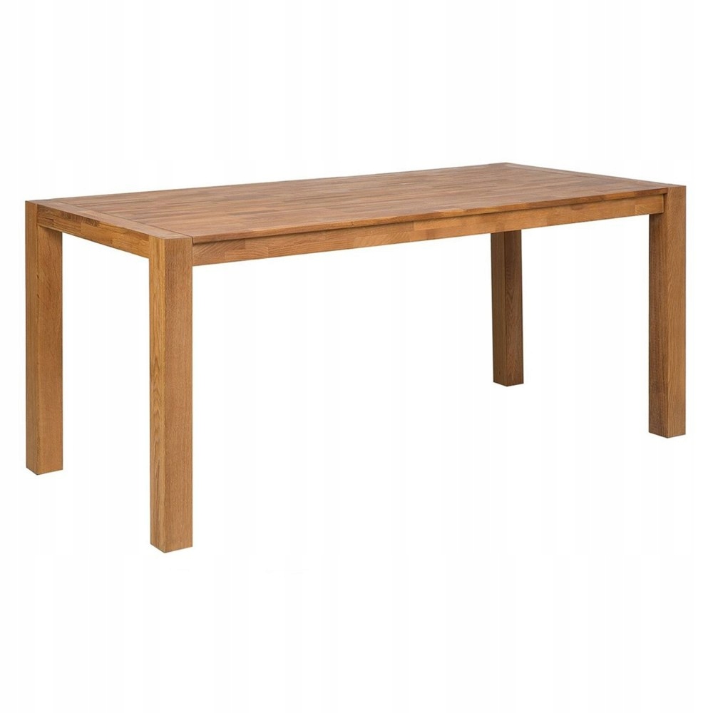 Stół do jadalni dębowy 150 x 85 cm jasne drewno NA