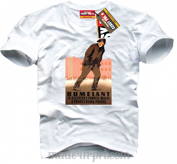 Bumelant - koszulka męska z nadrukiem PRL - r.4XL