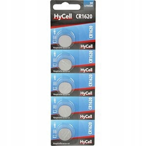 Lithium button cell 3 V 16x2,0mm 5 pcs.