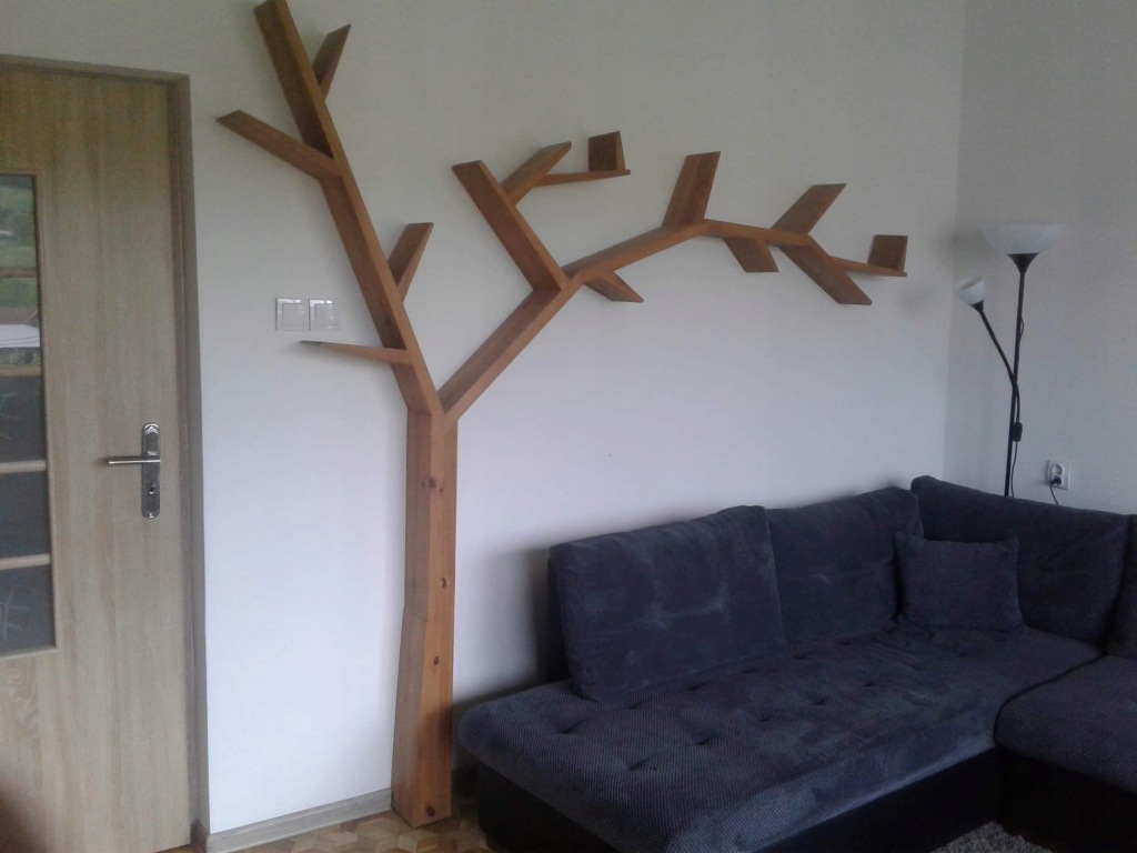 Półka na książki regał drzewo na prezent - 8665420532 - oficjalne