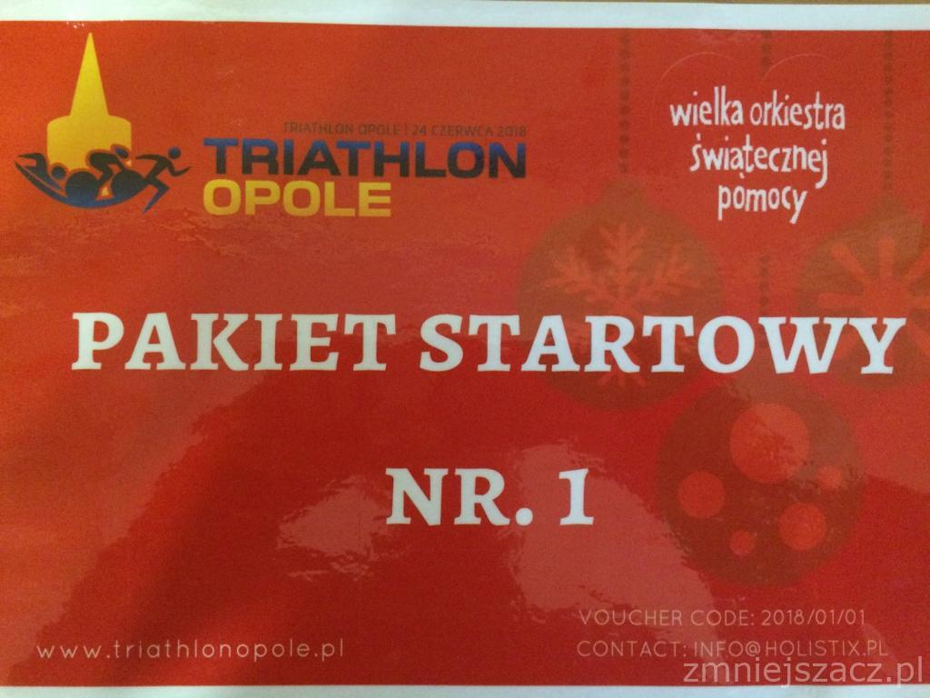 Pakiet startowy z nr1 "TRIATHLON OPOLE 2018"