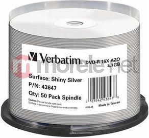 Verbatim DVD-R cake box 50 4.7GB 16x V43647