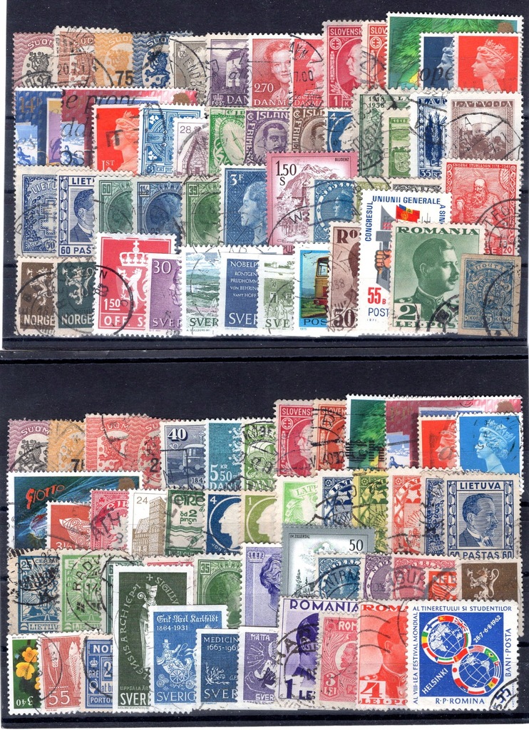 Pakiet Europa znaczki kasowane [059]