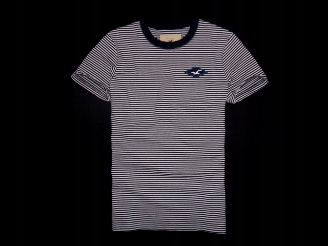 Hollister California Marine Striped Crew Tee M