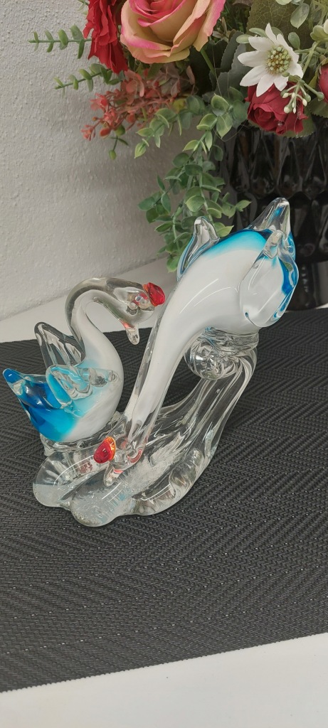 Figurka MURANO ptaki.