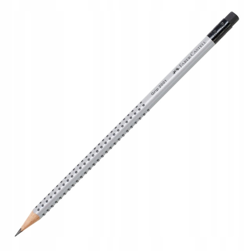 Ołówek z gumką FABER-CASTELL Grip 2001 HB