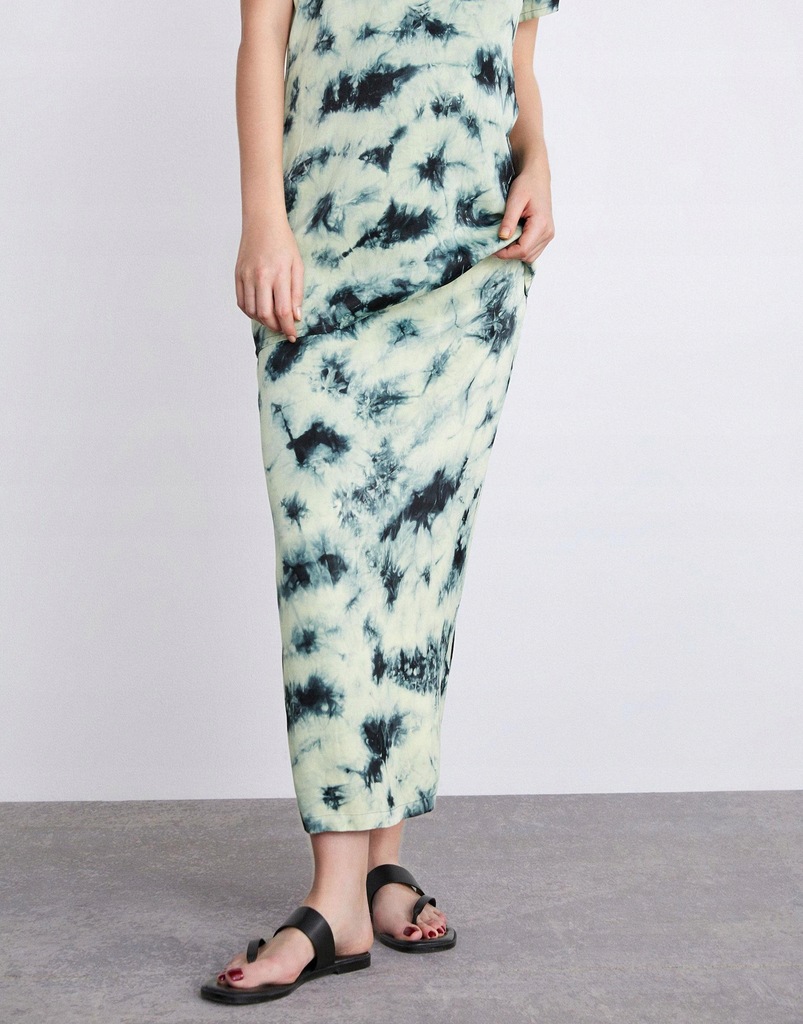 32H150 ZARA__Z06 MAXI SPÓDNICA PRINT__XL