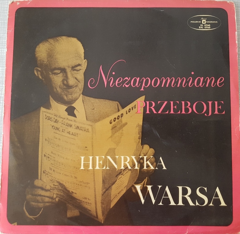 NIEZAPOMNIANE PRZEBOJE HENRYKA WARSA, płyta winylo