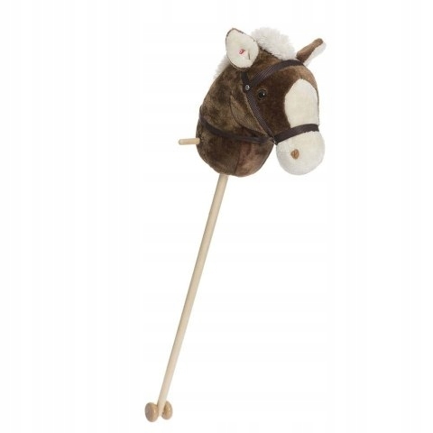 Koń na kiju z dźwiękiem Hobby Horse 100 cm - TEDDYKOMPANIET - brązowy