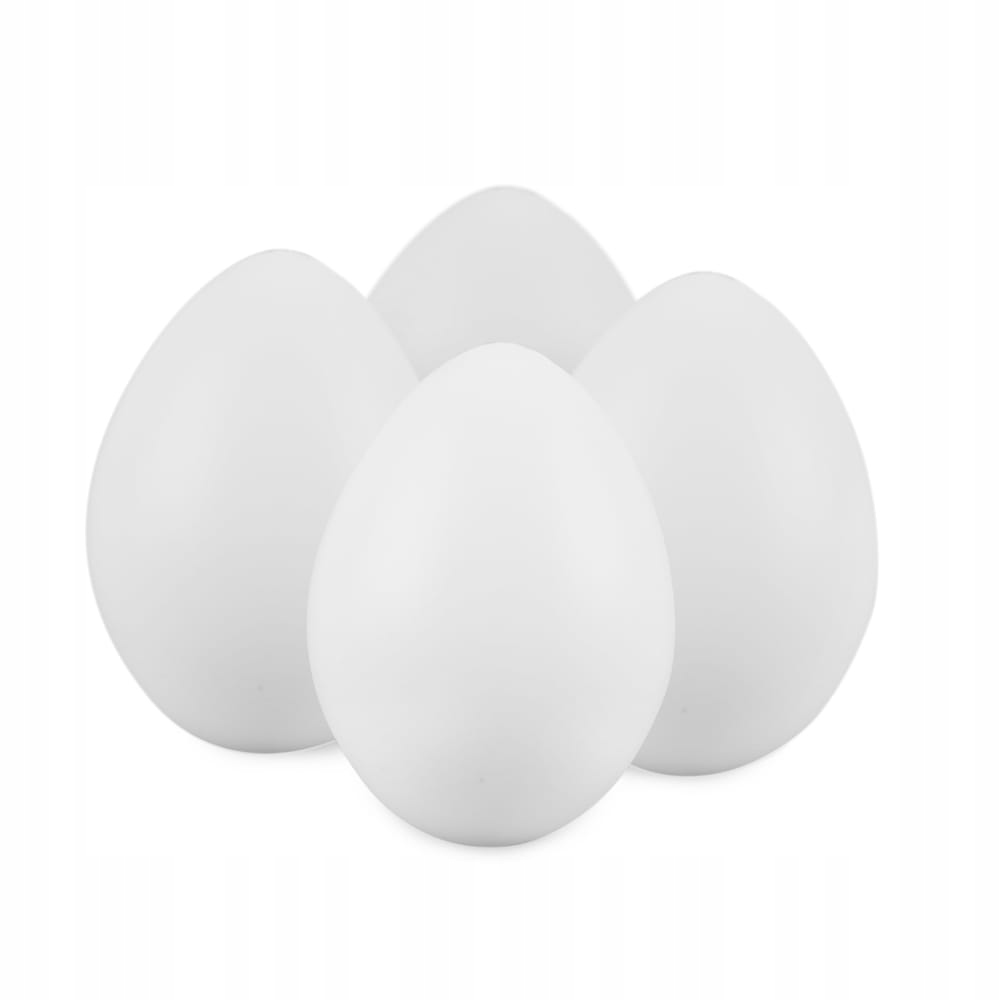 Jaja plastikowe do samodzielnej dekoracji (4 szt.)