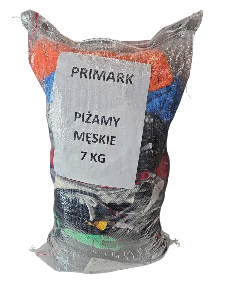 PRIMARK PIŻAMY MĘSKIE PAKIET 7 KG