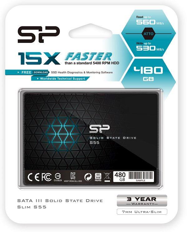 Dysk Ssd Silicon Power S55 480GB 2.5'' SATA3