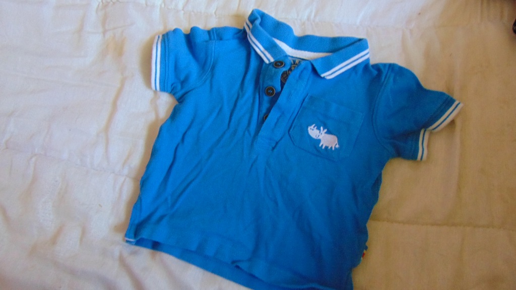 MOTHERCARE T-shirt koszulka 6-9 m JAK NOWA polo