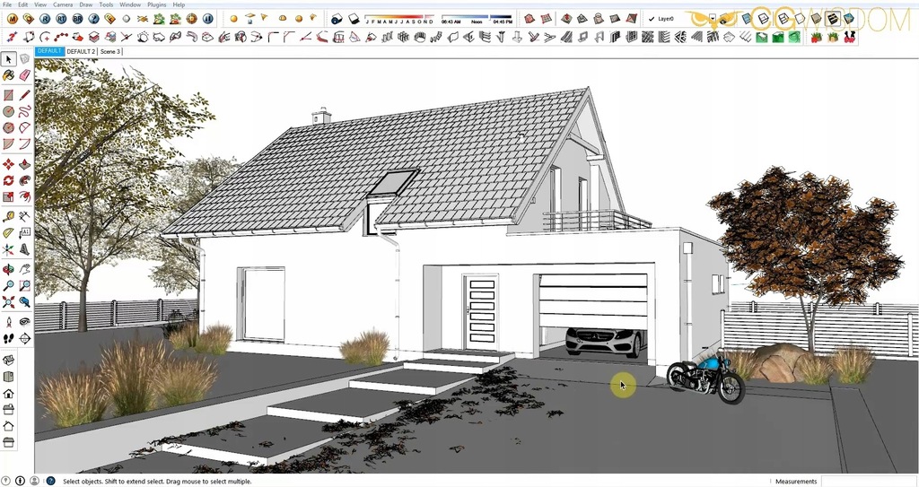 Купить КУРС - 3D ВИЗУАЛИЗАЦИЯ ДОМА - VRAY - SKETCHUP: отзывы, фото, характеристики в интерне-магазине Aredi.ru