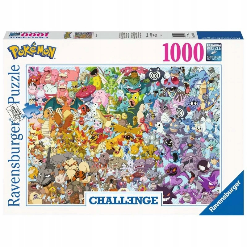 Puzzle 1000 elementów Challenge Pokemon