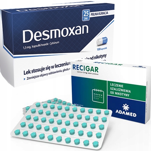 Desmoxan + Recigar rzucanie palenia lek zestaw 8401282664 oficjalne