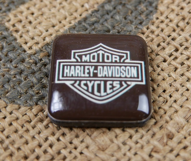 Harley Davidson Magnes na Lodówkę USA Logo Czarno