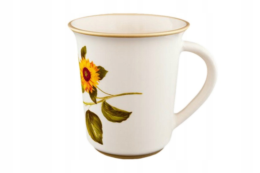 Duży kubek 400 ml słonecznik z Mieroszowa ceramika