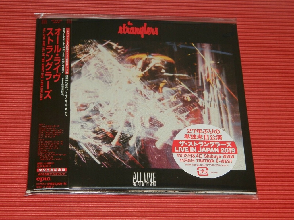 STRANGLERS All Live And All ..`88 CD JAPAN mini Lp