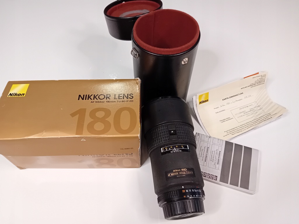 Obiektyw Nikon F 180mm f/2.8 ED D