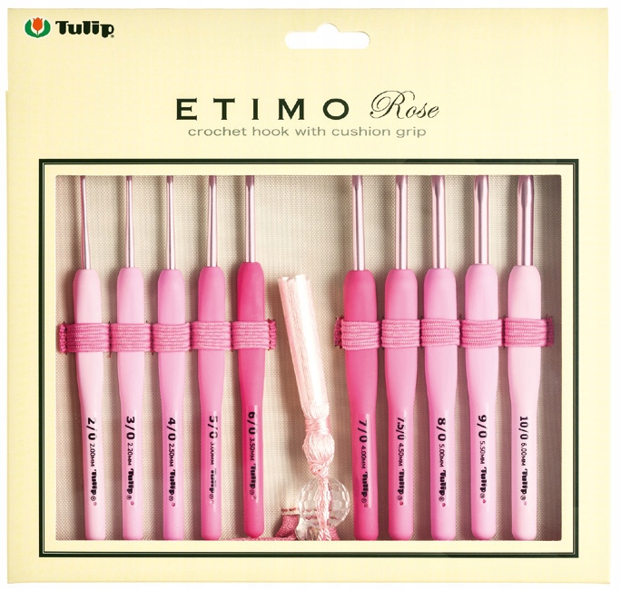Zestaw szydełek Tulip Etimo Rose / 2,0-6,0mm