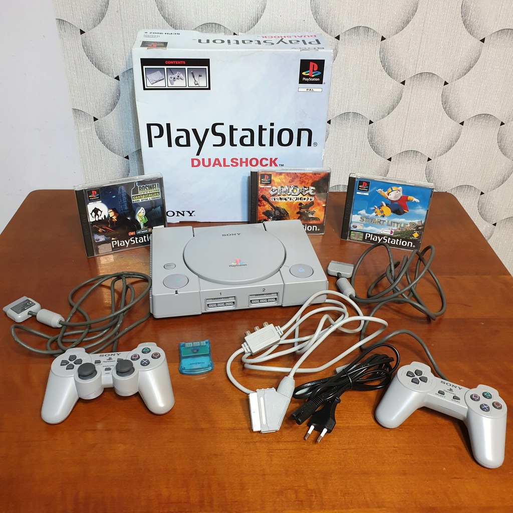 Playstation 1 PSX PS1 SCPH-9002 + GRY + PUDEŁKO