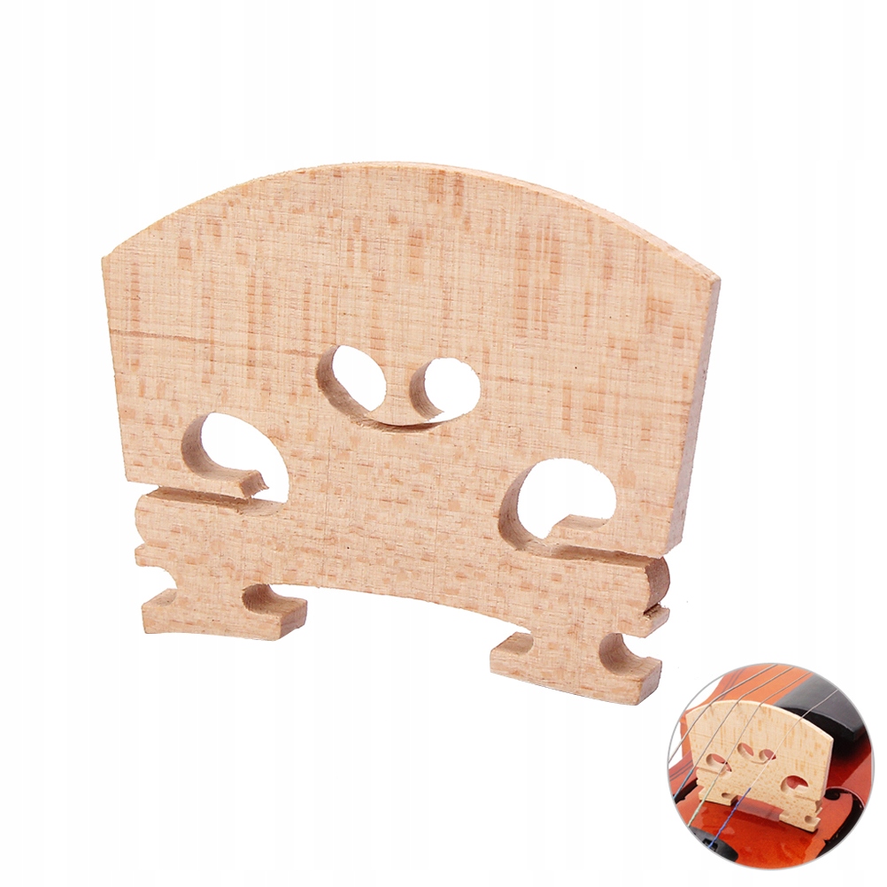 Maple Violin Bridge Wysokiej jakości instrumenty i