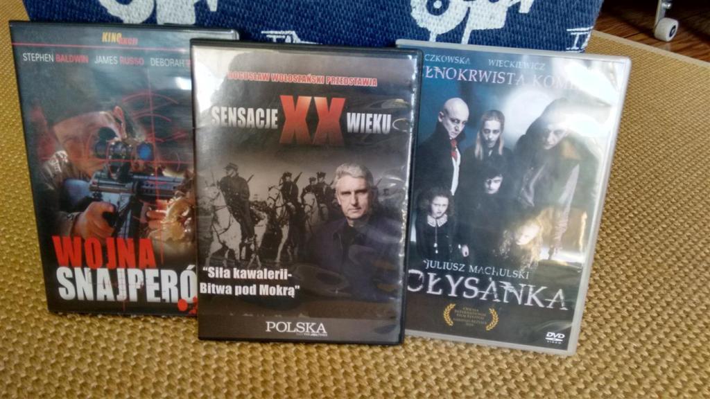 3 filmy na DVD/VCD