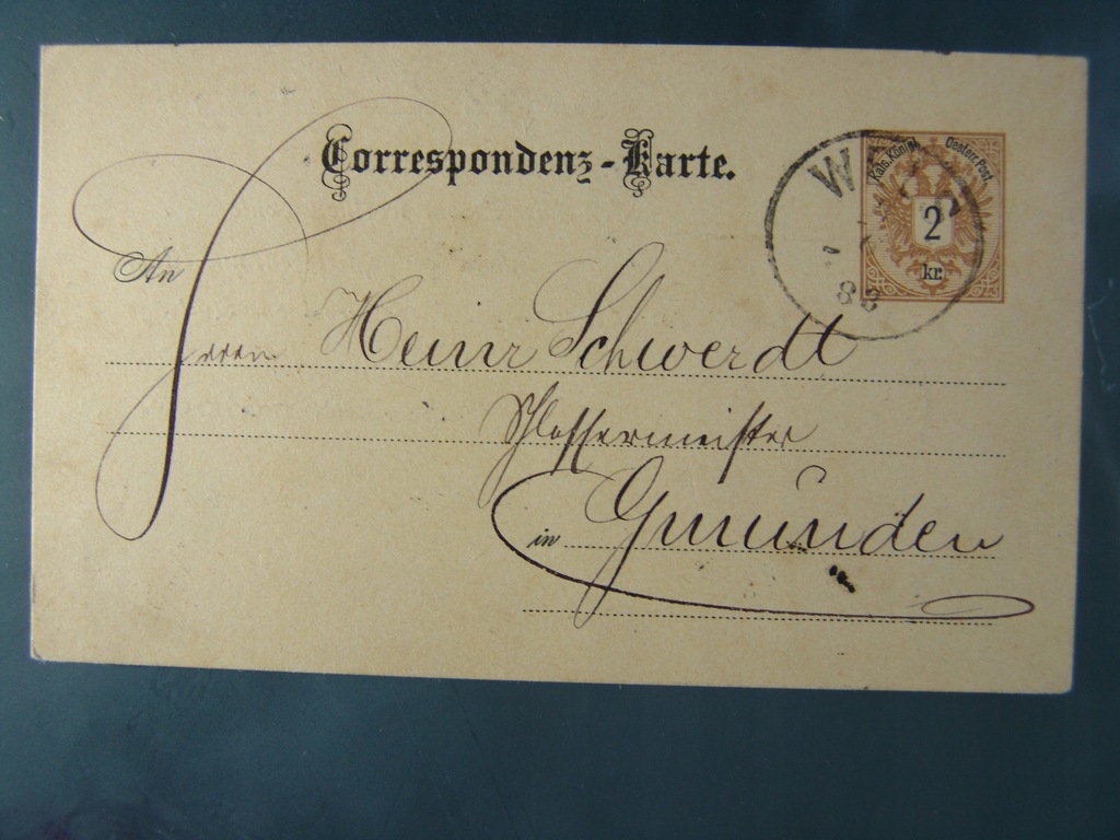Austria-Karta pocztowa-1888r
