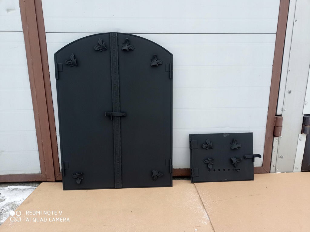 KOMPLET drzwiczki drzwi do wędzarni pieca grilla murowanego