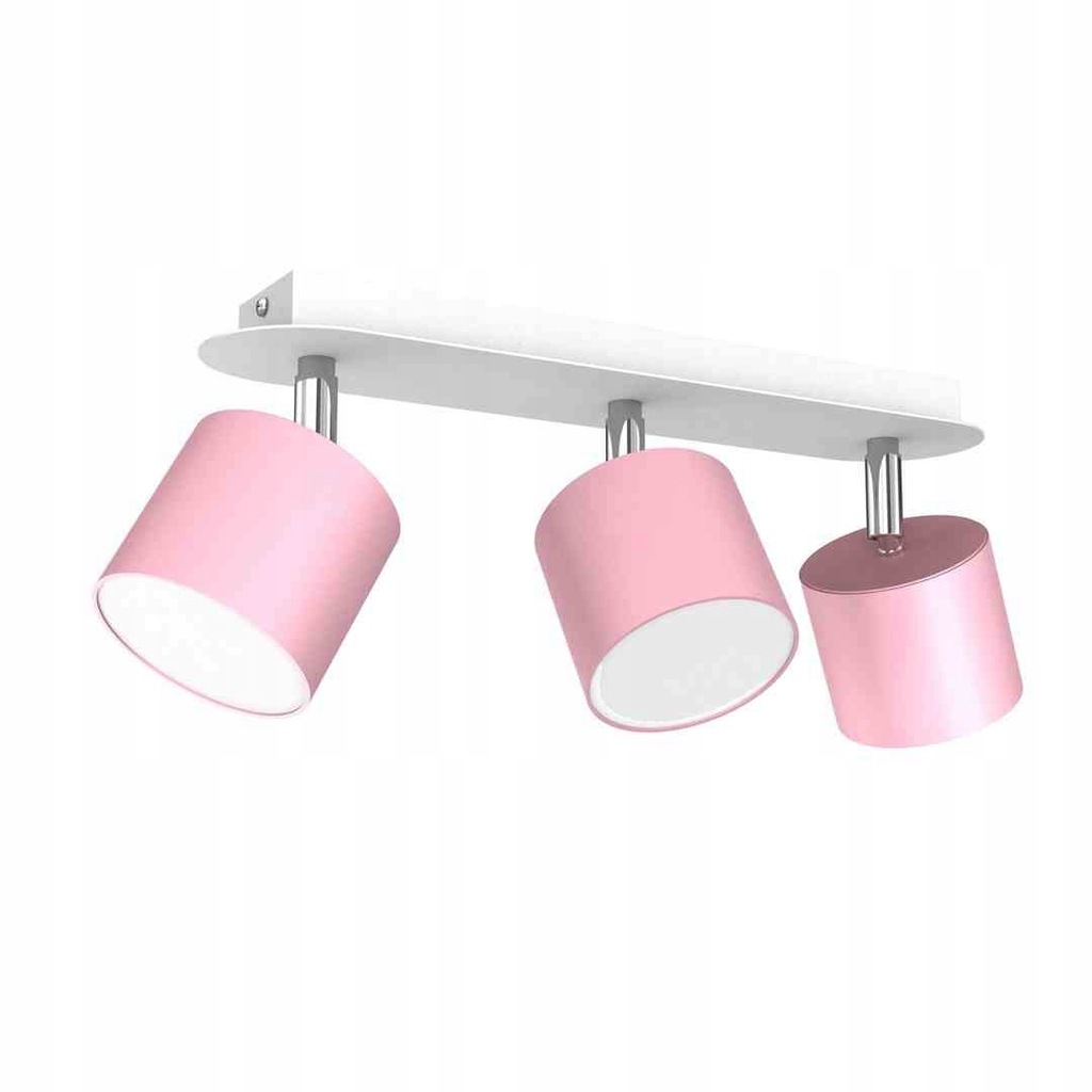 Lampa sufitowa DIXIE PINK 3xGX53 różowy abażur