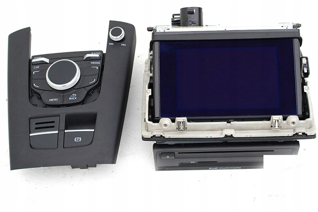 AUDI A3 ZESTAW MMI PANEL + MONITOR + CZYTNIK 8V003