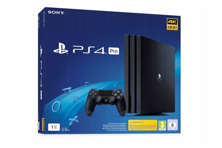 KONSOLA PS4 PRO MEGA ZESTAW!! 3X PAD, 17 GIER