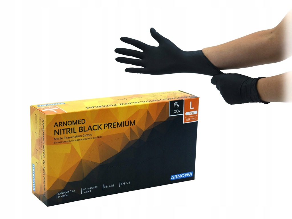 RĘKAWICZKI ARNOMED R. L NITRYL 100 SZT.