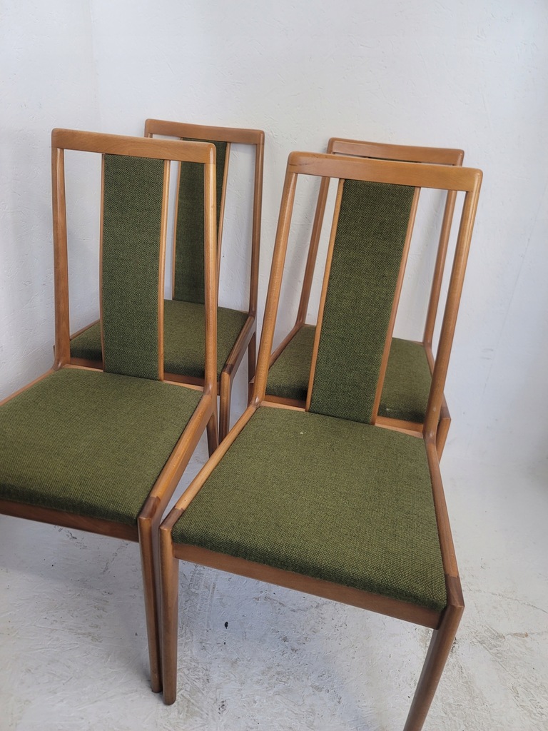 Komplet czterech krzeseł Lubke, Niemcy, lata 60