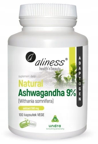 ALINESS Natural Ashwagandha 590 mg 9% x 100 Vege