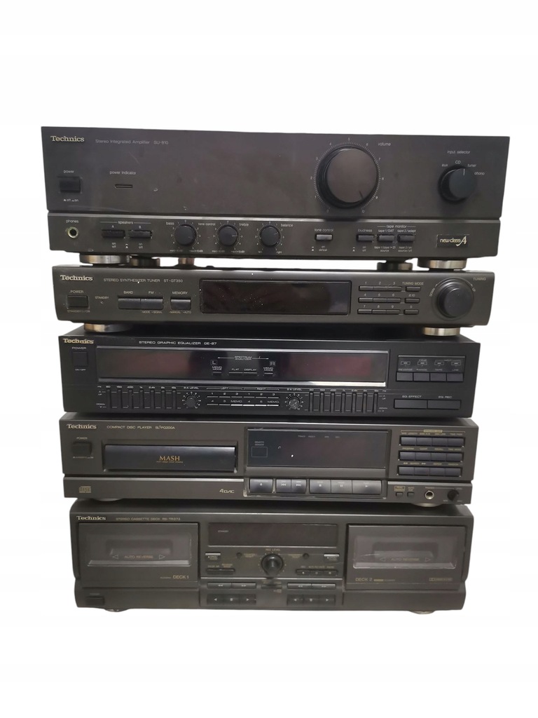 WIEŻA TECHNICS SU-810 ST-RT373 ST-GT350 GE-87 SL-PG200A