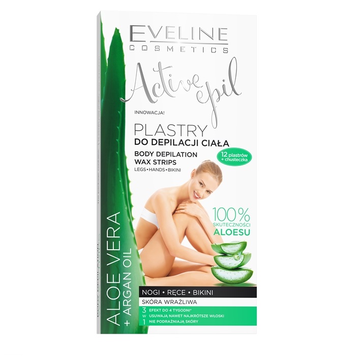 Eveline Active Epil 3w1 plastry do depilacji ciała