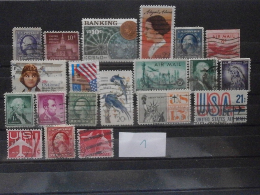 USA - zestaw nr 1 - 20 znaczków - kasowane