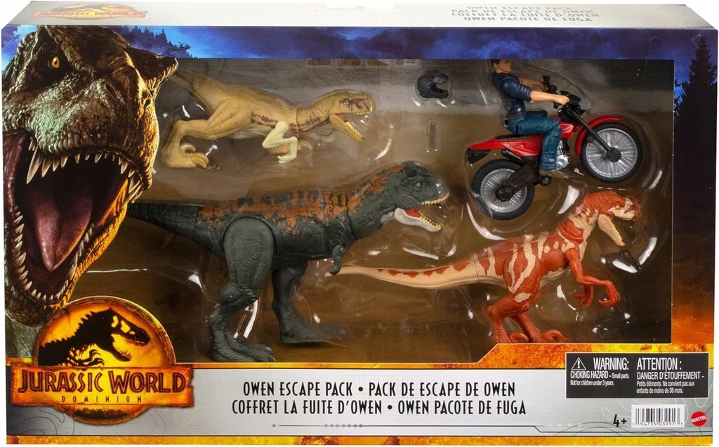 Mattel Jurassic World Ucieczka Owena HFG64