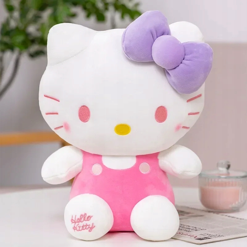 Hello Kitty Kawaii Plush Toys Dolls Soft Stuffed Pillow Anime Animal Decor