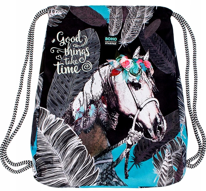 WOREK SZKOLNY PLECAK NA BUTY OBUWIE WF BOHO