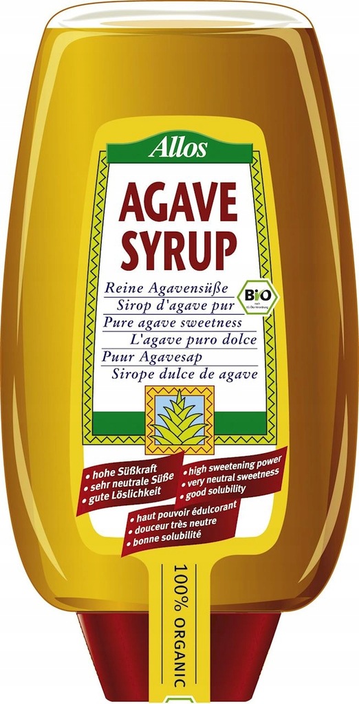 Allos Syrop z agawy BIO 500 ml