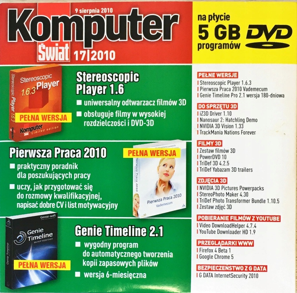 PC DVD KOMPUTER ŚWIAT 17 2010