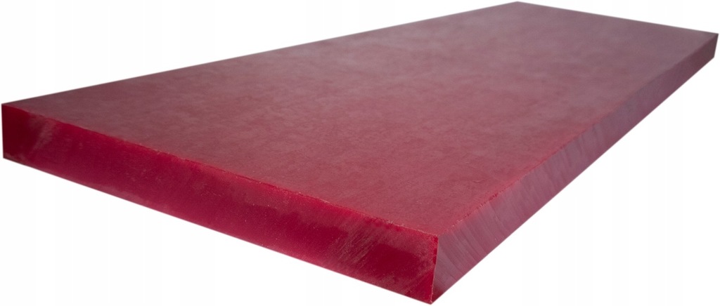 Płyta poliamid PA6-G+olej czerwona 15x45x200 mm