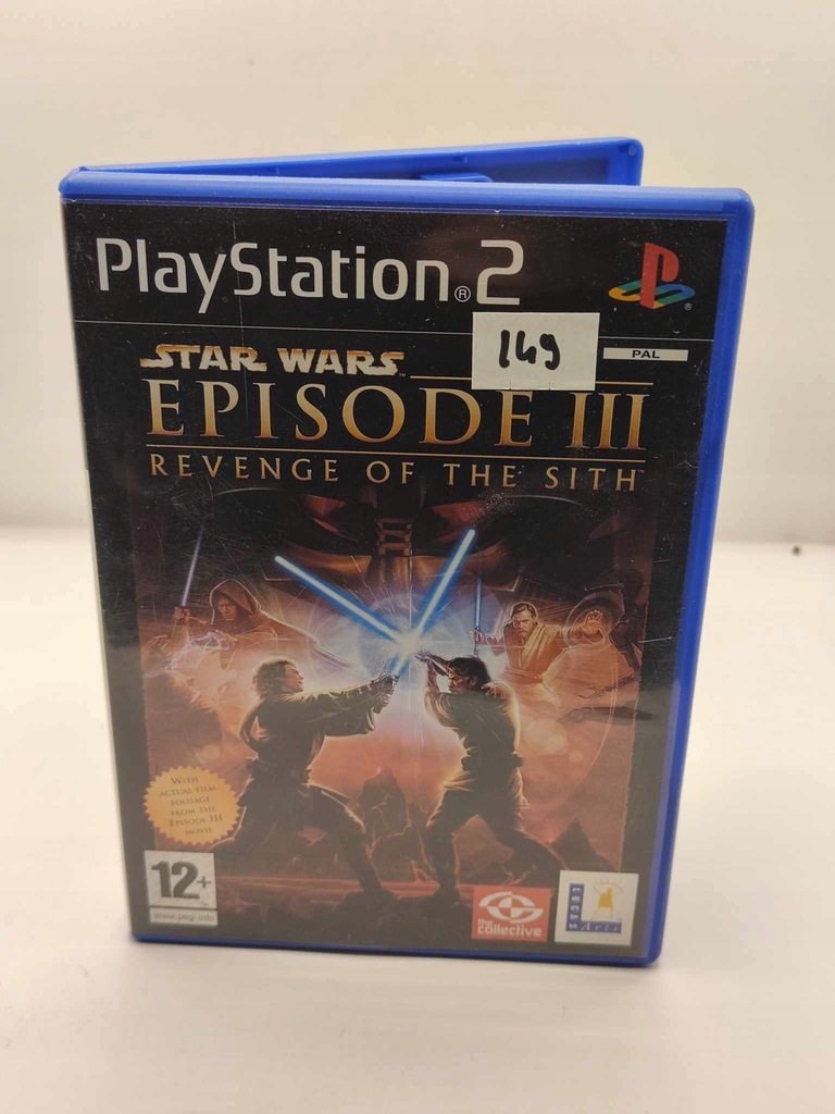 Gra STAR WARS EPISODE III REVENGE OF THE SITH Sony PlayStation 2 (PS2)