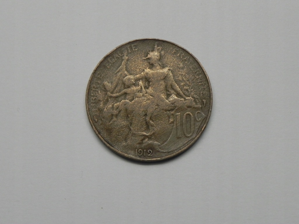 5504/ 10 CENTIMES 1912 FRANCJA