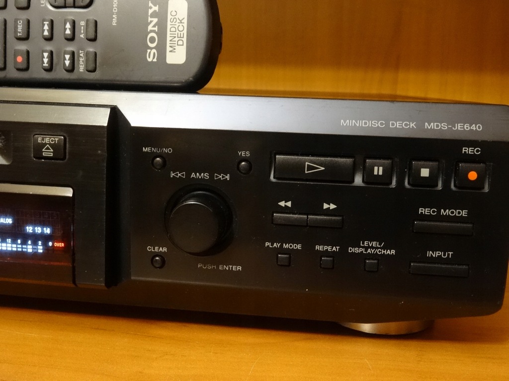 Odtwarzacz Mini Disc SONY MDSJE640 LP2/LP4 pilot 7749591410