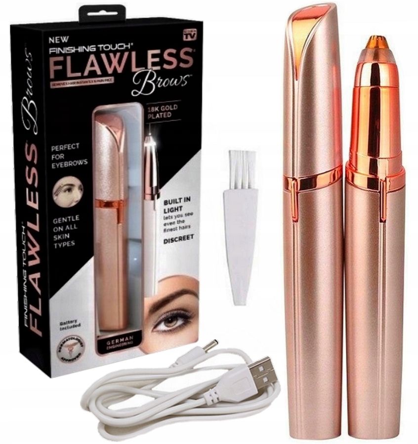 Depilator FLAWLESS BROWS Trymer Brwi TOUCH Twarzy 9070160977