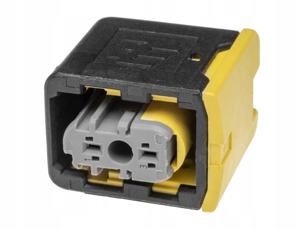 ひーーー Wtyczka 2-pin z zamkiem żółtym 2-1418448-2 - 9960599593